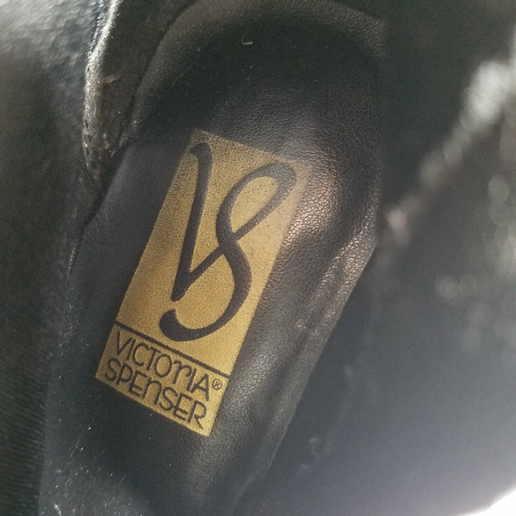 Victoria Spenser Ankle Boots Women 8.5 Black Leath - Picture 3 of 8